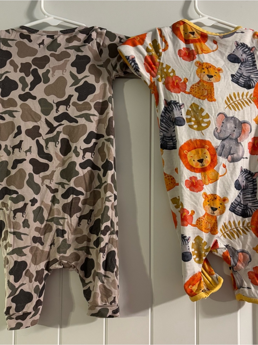Bamboo Shorty Rompers 6-12M - Picture 2 of 2